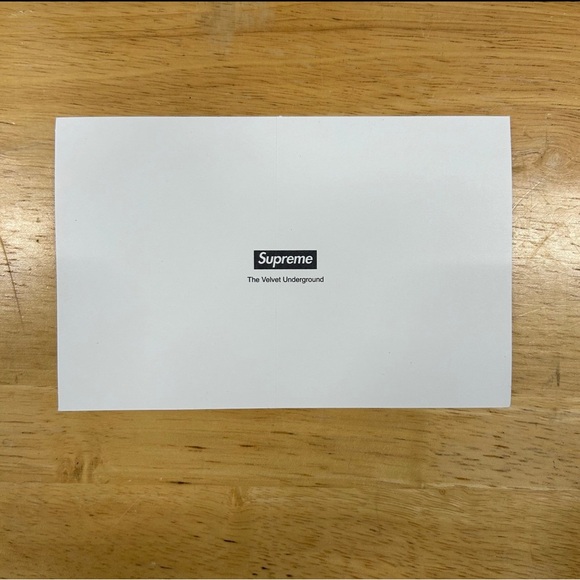 Supreme The Velvet Underground Sticker Decal Stick Figure Drawing FW19 6” NEW - Picture 2 of 4